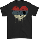 Love Flag Republika Srpska Football Mens T-Shirt 100% Cotton