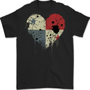 Love Flag Panama Football Mens T-Shirt 100% Cotton