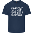 16th Birthday 16 Year Old This Is What Mens Cotton T-Shirt Tee Top Navy Blue