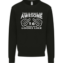 16th Birthday 16 Year Old This Is What Mens Sweatshirt Jumper Black