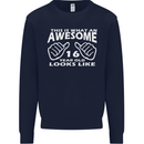 16th Birthday 16 Year Old This Is What Mens Sweatshirt Jumper Navy Blue
