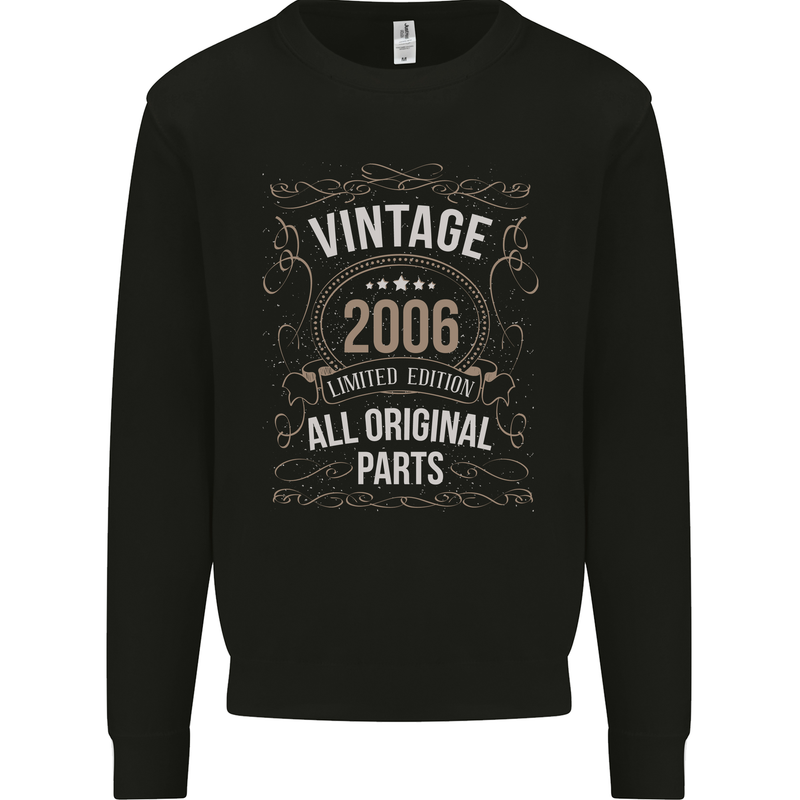 17th Birthday Limited Edition 2006 Mens Sweatshirt Jumper Black