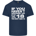 18th Birthday 18 Year Old Don't Grow Up Funny Mens Cotton T-Shirt Tee Top Navy Blue