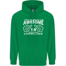 18th Birthday 18 Year Old This Is What Mens 80% Cotton Hoodie Irish Green
