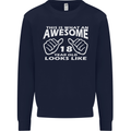 18th Birthday 18 Year Old This Is What Mens Sweatshirt Jumper Navy Blue