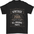 18th Birthday Limited Edition 2005 Mens T-Shirt 100% Cotton Black