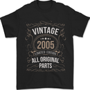 18th Birthday Limited Edition 2005 Mens T-Shirt 100% Cotton Black