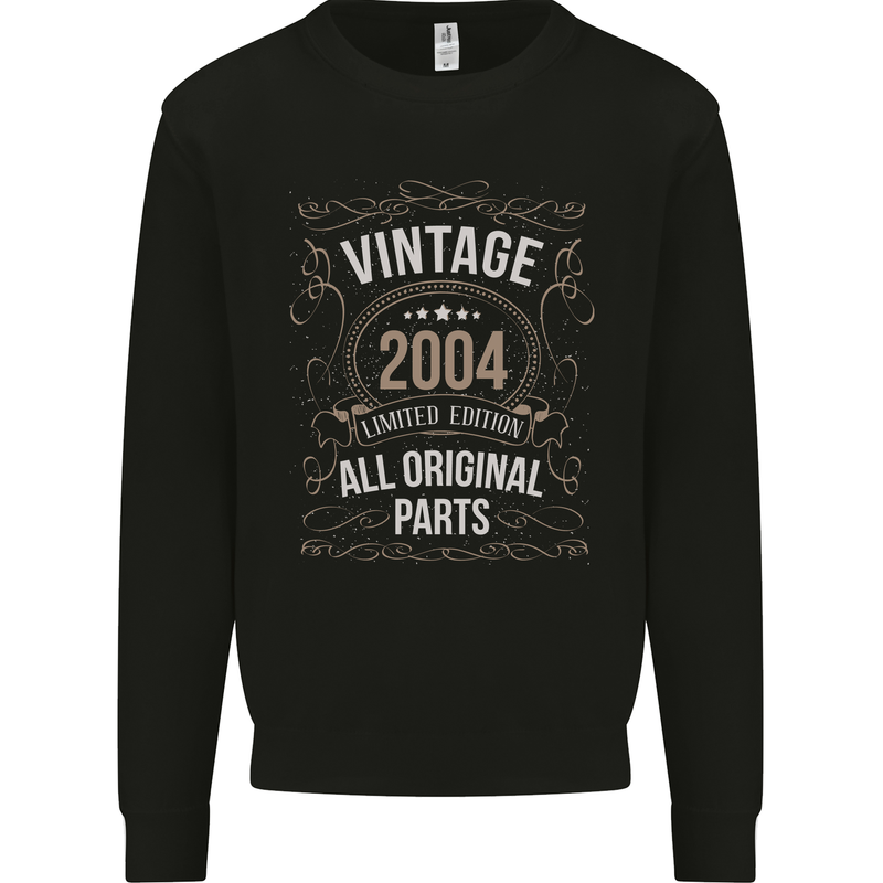 19th Birthday Limited Edition 2004 Mens Sweatshirt Jumper Black