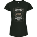 19th Birthday Limited Edition 2004 Womens Petite Cut T-Shirt Black