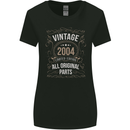19th Birthday Limited Edition 2004 Womens Wider Cut T-Shirt Black