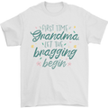 1ST Time Grandma Funny Newborn Baby Mens T-Shirt 100% Cotton White