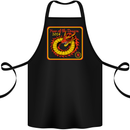 2024 Year of the Dragon Cotton Apron 100% Organic Black