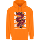 2024 Zodiac Chinese New Year of the Dragon Childrens Kids Hoodie Orange