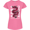 2024 Zodiac Chinese New Year of the Dragon Womens Petite Cut T-Shirt Azalea