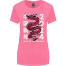 2024 Zodiac Chinese New Year of the Dragon Womens Wider Cut T-Shirt Azalea