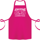 21st Birthday 21 Year Old This Is What Cotton Apron 100% Organic Pink