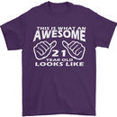 21st Birthday 21 Year Old This Is What Mens T-Shirt 100% Cotton Purple