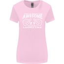 21st Birthday 21 Year Old This Is What Womens Wider Cut T-Shirt Light Pink