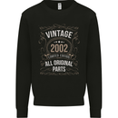 21st Birthday Limited Edition 2002 Mens Sweatshirt Jumper Black