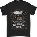 24th Birthday Limited Edition 1999 Mens T-Shirt 100% Cotton Black
