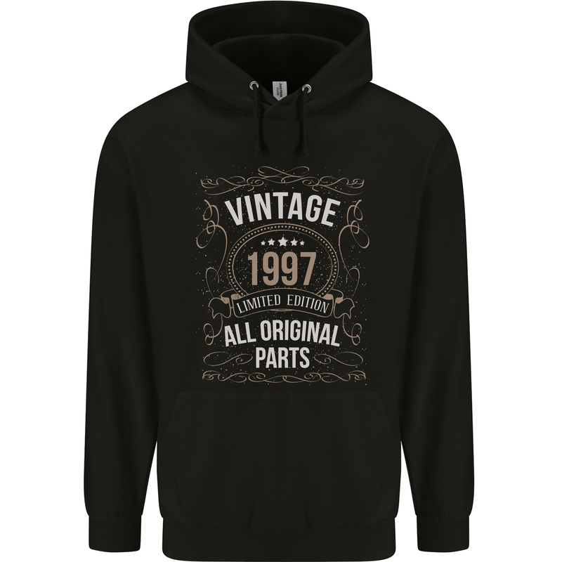 26th Birthday Limited Edition 1997 Mens 80% Cotton Hoodie Black