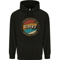 26th Birthday  Vintage Made In 1997 Mens 80% Cotton Hoodie Black