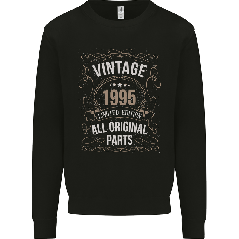 28th Birthday Limited Edition 1995 Mens Sweatshirt Jumper Black