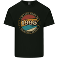28th Birthday  Vintage Made In 1995 Mens Cotton T-Shirt Tee Top Black