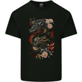 2 Chinese Dragons Fantasy Kids T-Shirt Childrens Black