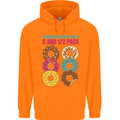 Funny Donut Check Out My 5 1/2 Pack Food Gym Childrens Kids Hoodie Orange