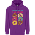 Funny Donut Check Out My 5 1/2 Pack Food Gym Childrens Kids Hoodie Purple