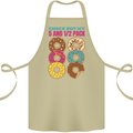 Funny Donut Check Out My 5 1/2 Pack Food Gym Cotton Apron 100% Organic Khaki