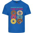Funny Donut Check Out My 5 1/2 Pack Food Gym Kids T-Shirt Childrens Royal Blue