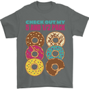 Funny Donut Check Out My 5 1/2 Pack Food Gym Mens T-Shirt 100% Cotton Charcoal