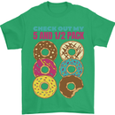 Funny Donut Check Out My 5 1/2 Pack Food Gym Mens T-Shirt 100% Cotton Irish Green