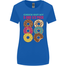 Funny Donut Check Out My 5 1/2 Pack Food Gym Womens Wider Cut T-Shirt Royal Blue