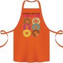 Check Out My 5 1/2 Pack Funny Donut Food Gym Cotton Apron 100% Organic Orange