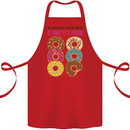 Check Out My 5 1/2 Pack Funny Donut Food Gym Cotton Apron 100% Organic Red