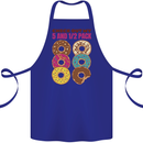 Check Out My 5 1/2 Pack Funny Donut Food Gym Cotton Apron 100% Organic Royal Blue