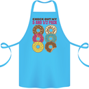 Check Out My 5 1/2 Pack Funny Donut Food Gym Cotton Apron 100% Organic Turquoise