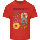 Check Out My 5 1/2 Pack Funny Donut Food Gym Kids T-Shirt Childrens Red