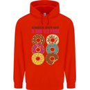 Check Out My 5 1/2 Pack Funny Donut Food Gym Mens 80% Cotton Hoodie Bright Red