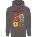 Check Out My 5 1/2 Pack Funny Donut Food Gym Mens 80% Cotton Hoodie Charcoal
