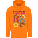 Check Out My 5 1/2 Pack Funny Donut Food Gym Mens 80% Cotton Hoodie Orange