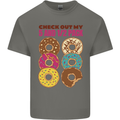 Check Out My 5 1/2 Pack Funny Donut Food Gym Mens Cotton T-Shirt Tee Top Charcoal