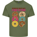 Check Out My 5 1/2 Pack Funny Donut Food Gym Mens Cotton T-Shirt Tee Top Military Green