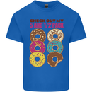 Check Out My 5 1/2 Pack Funny Donut Food Gym Mens Cotton T-Shirt Tee Top Royal Blue
