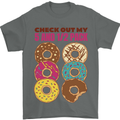 Check Out My 5 1/2 Pack Funny Donut Food Gym Mens T-Shirt 100% Cotton Charcoal