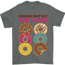 Check Out My 5 1/2 Pack Funny Donut Food Gym Mens T-Shirt 100% Cotton Charcoal