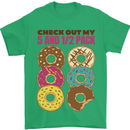 Check Out My 5 1/2 Pack Funny Donut Food Gym Mens T-Shirt 100% Cotton Irish Green